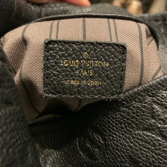 UPDATE❤️LOUIS VUITTON ARTSY MM IN BLACK WITH CHARM - Picture 5 of 8